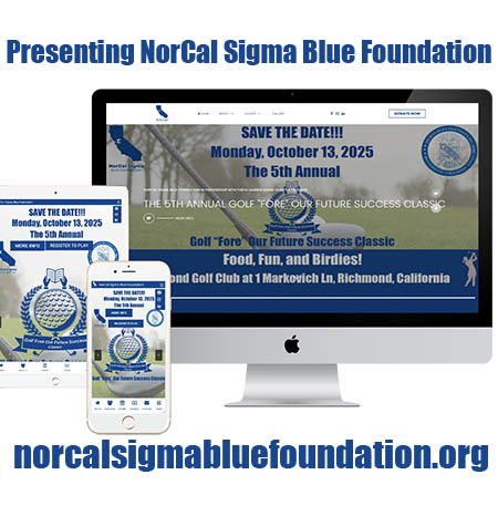 Presenting NorCal Sigma Blue Foundation website
